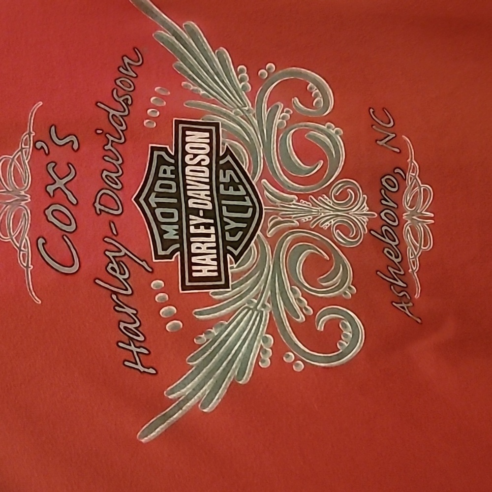 Harley Davidson Womens V-neck Short Sleeve Tshirt - Picture 5 of 9